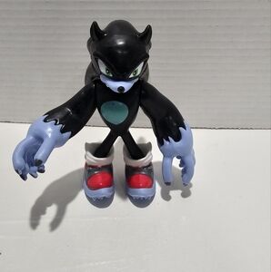 Black and Blue Action Figure Toy